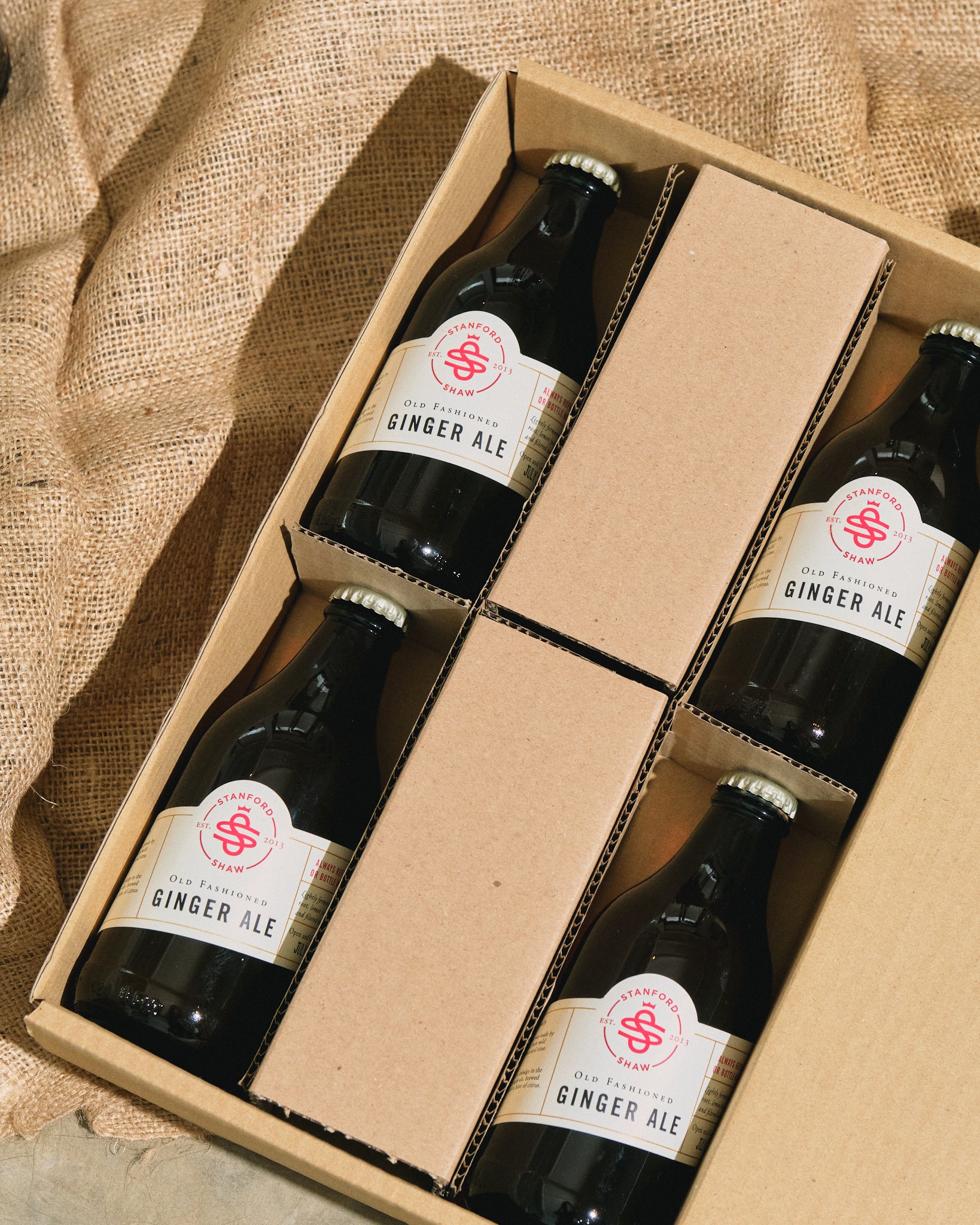 Box of 4 (Ginger Ale or Butterbeer) Stanford Shaw